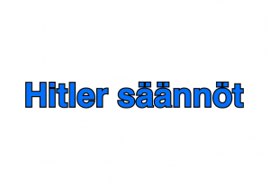 Hitler säännöt