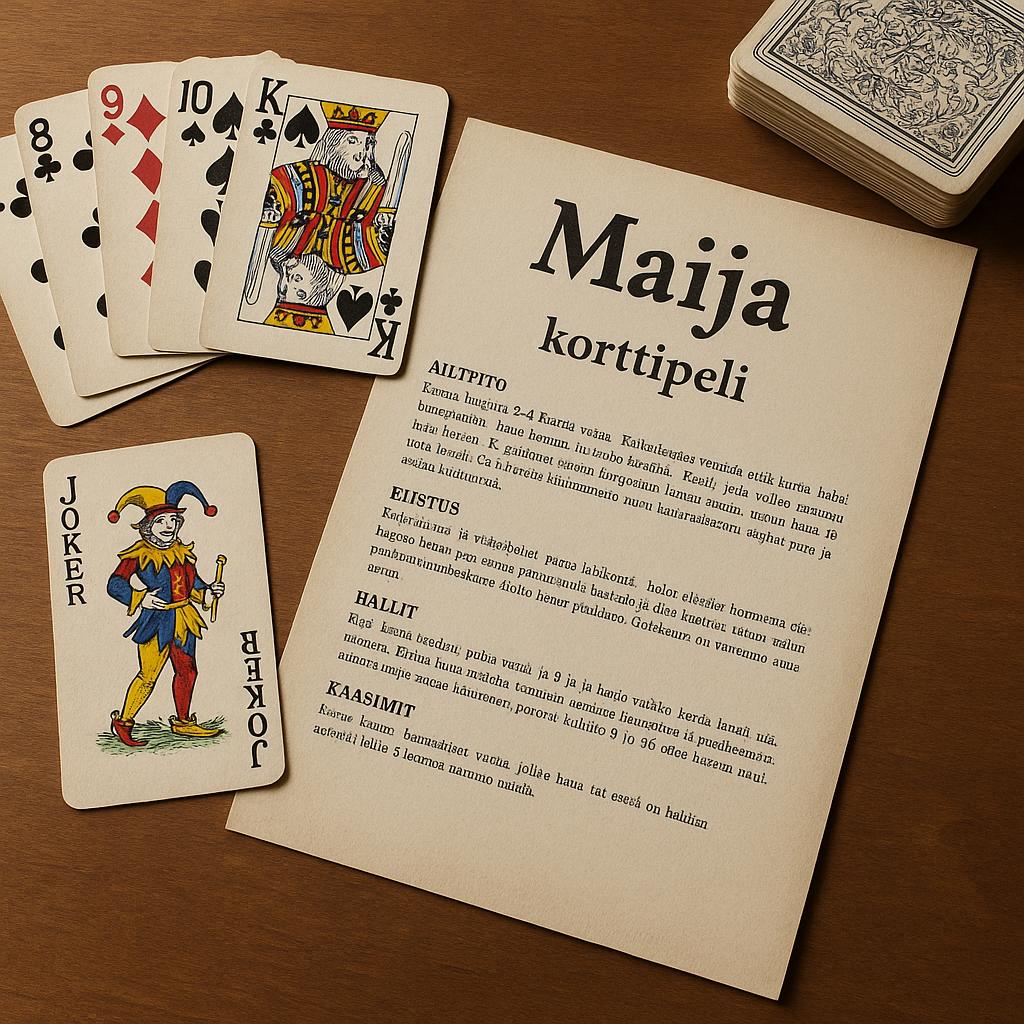 Maija korttipeli säännöt